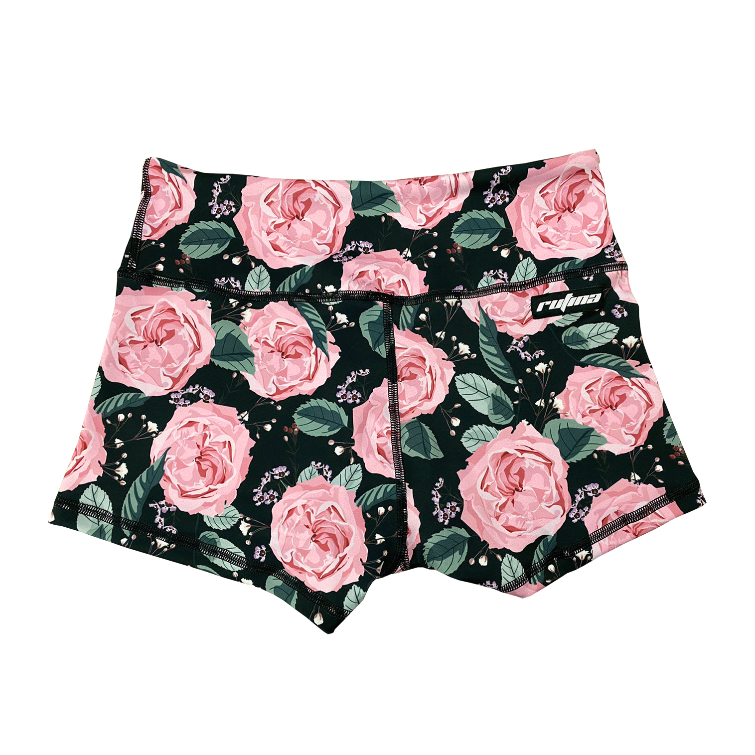Performance Booty Shorts  - Pink Roses Secondary image