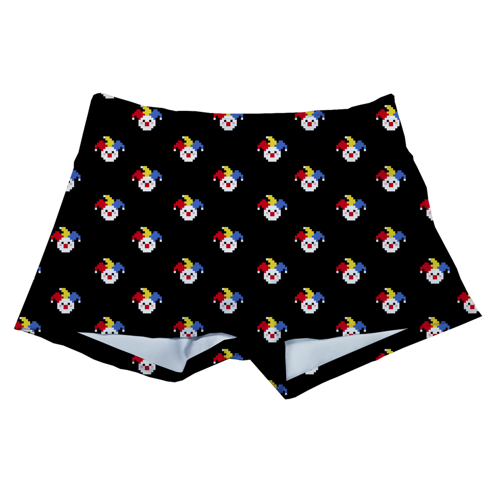 Performance Booty Shorts  - Pixel Clowns