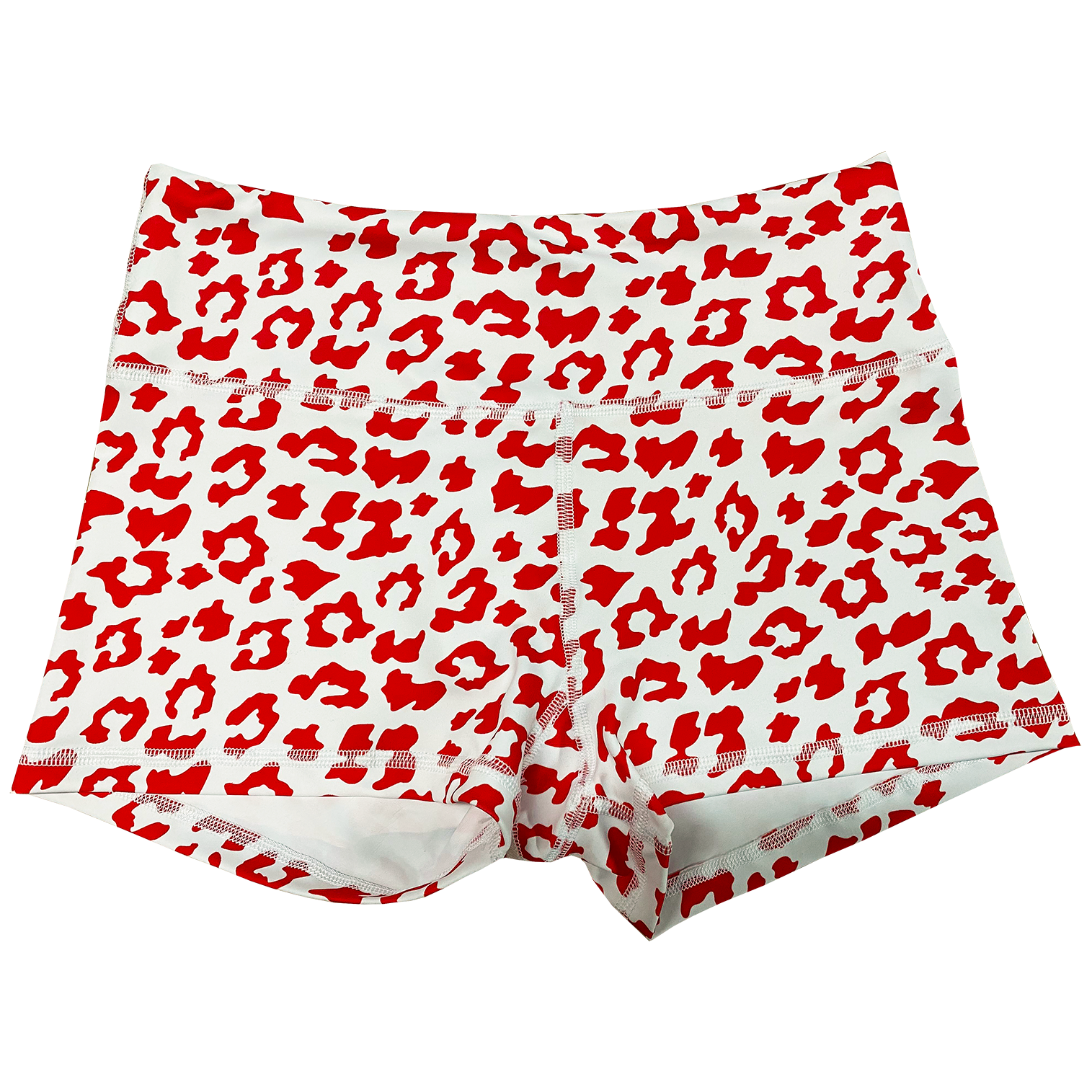 Performance Booty Shorts - Red Cheetah Main image