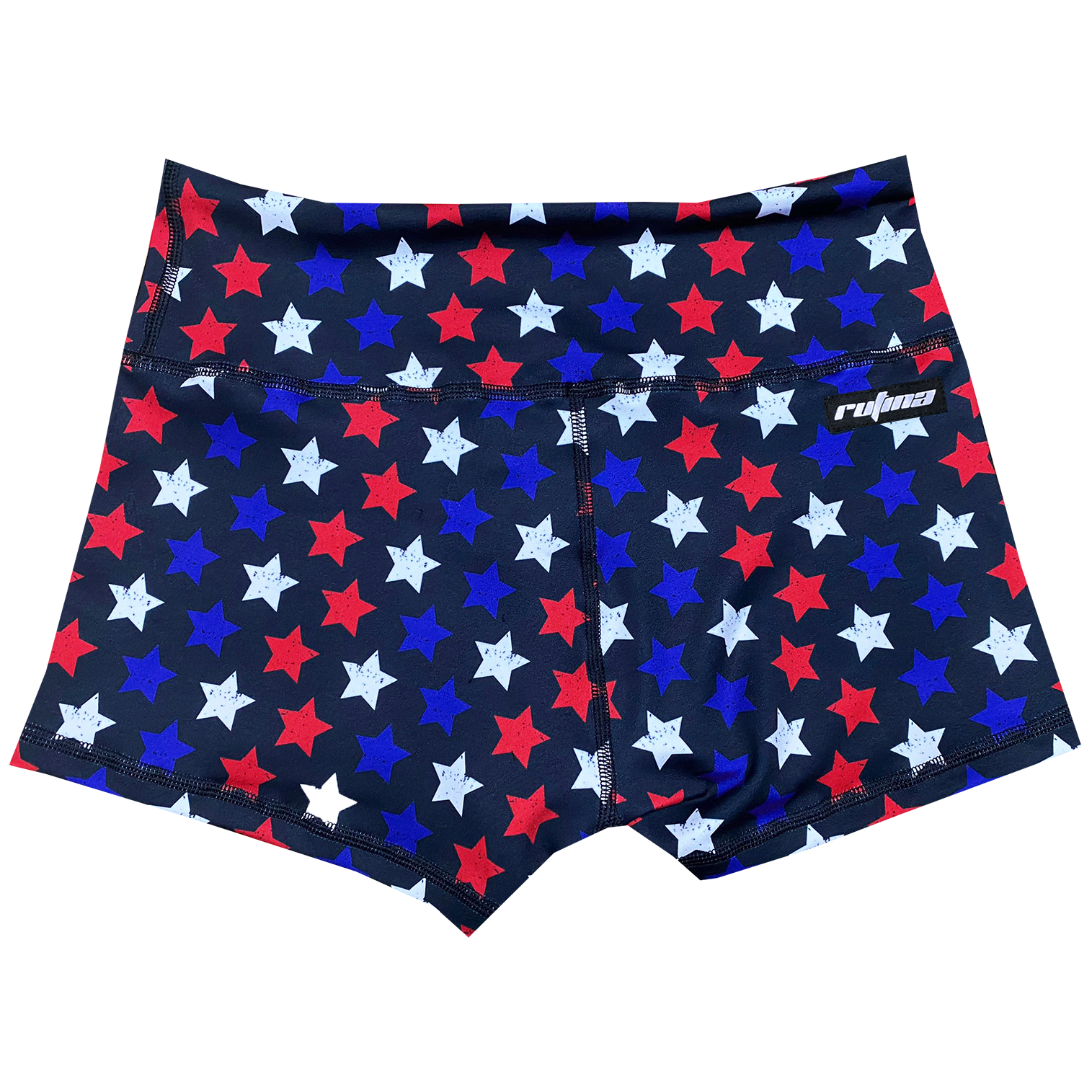 Performance Booty Shorts  - Red, White, & Blue Stars Secondary image
