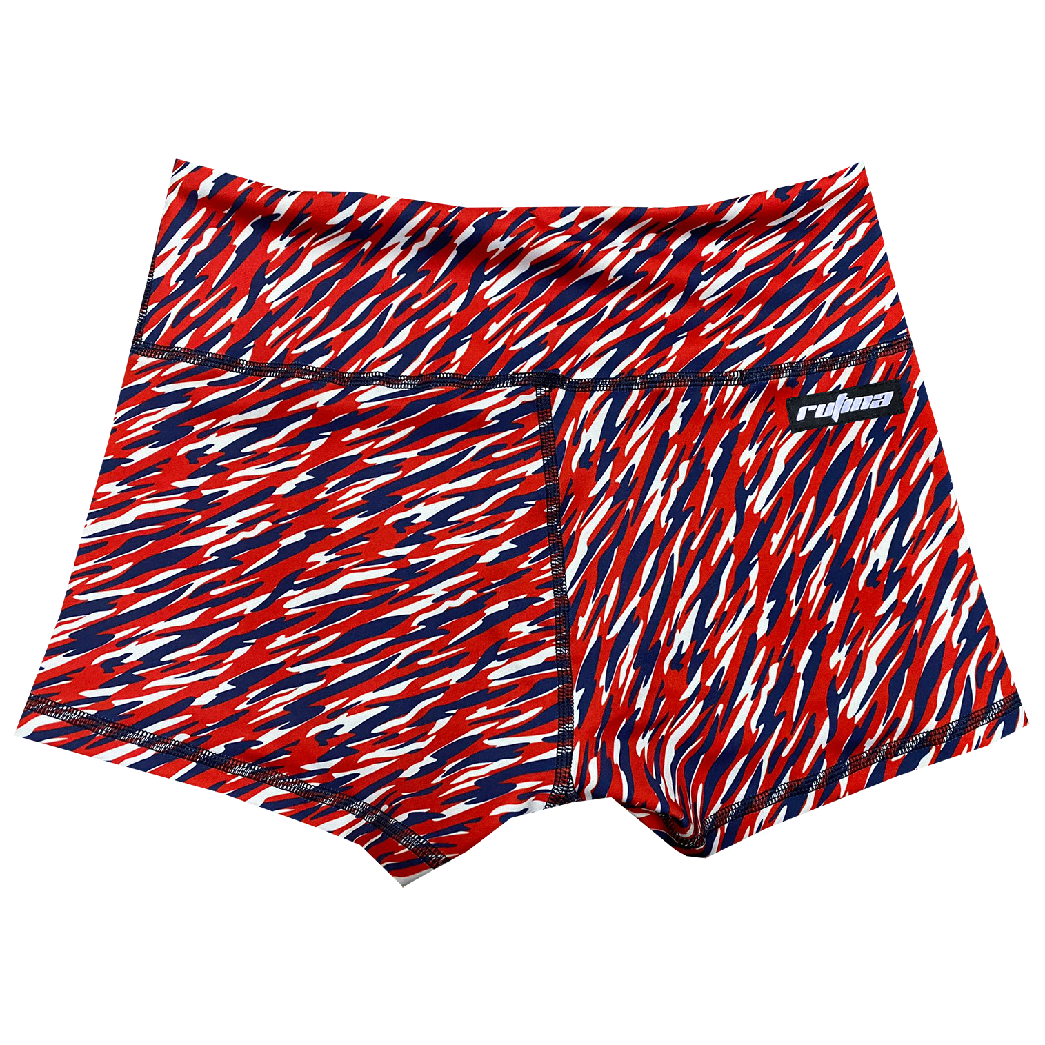 Performance Booty Shorts  - Red, White, & Blue Streaks Secondary image