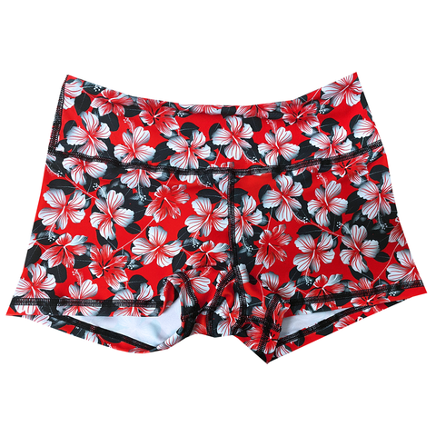 Performance Booty Shorts  - Sunset Floral