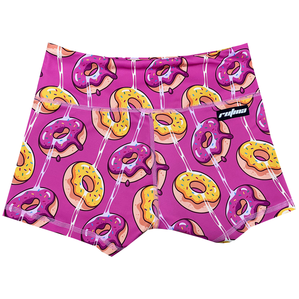 Performance Booty Shorts - Sweet Donuts