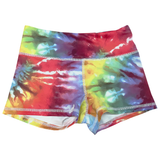 Performance Booty Shorts - Tie Dye