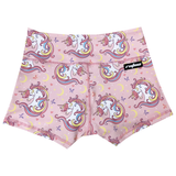 Performance Booty Shorts  - Pink Unicorn